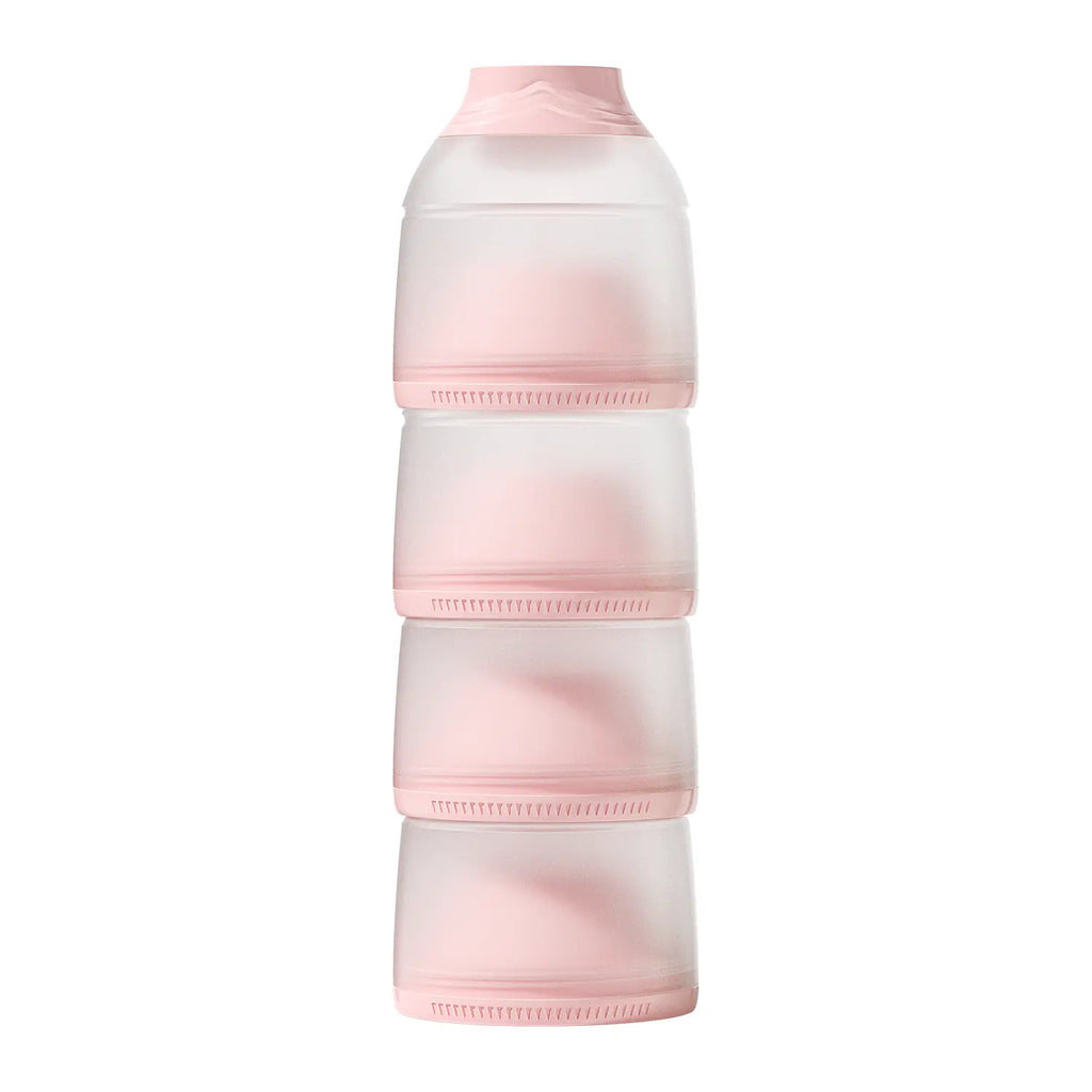 Oberni 4-Layer Stackable Formula Dispenser - Compact, Leakproof, BPA-Free Baby Travel Organizer