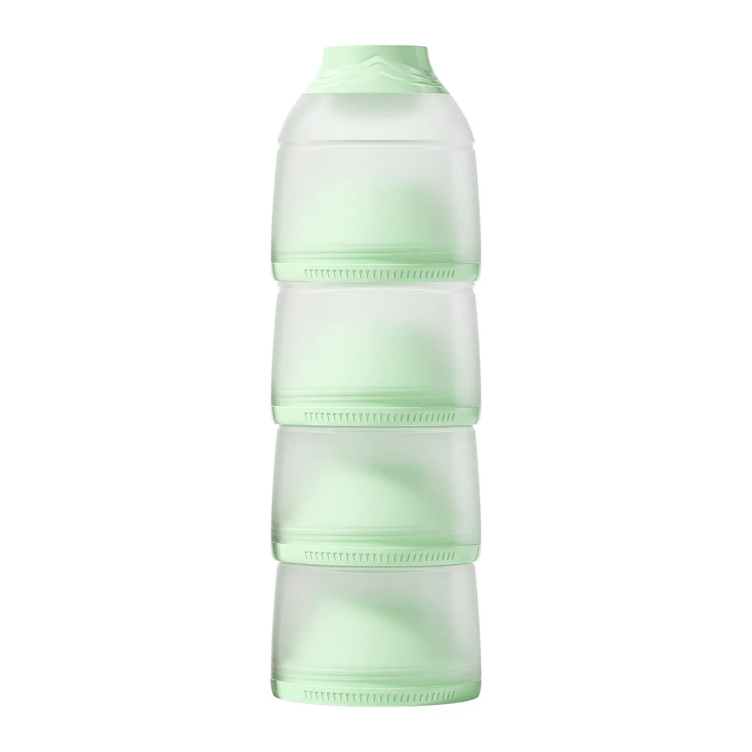 Oberni 4-Layer Stackable Formula Dispenser - Compact, Leakproof, BPA-Free Baby Travel Organizer