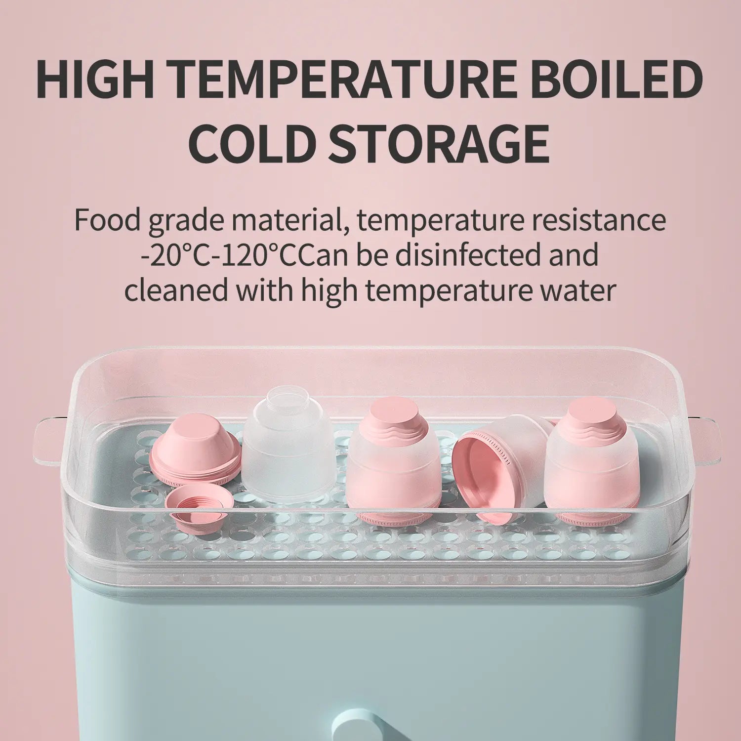 Oberni 4-Layer Stackable Formula Dispenser - Compact, Leakproof, BPA-Free Baby Travel Organizer